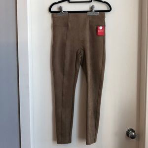 Spanx Suede Leggings New with Tags  - Small